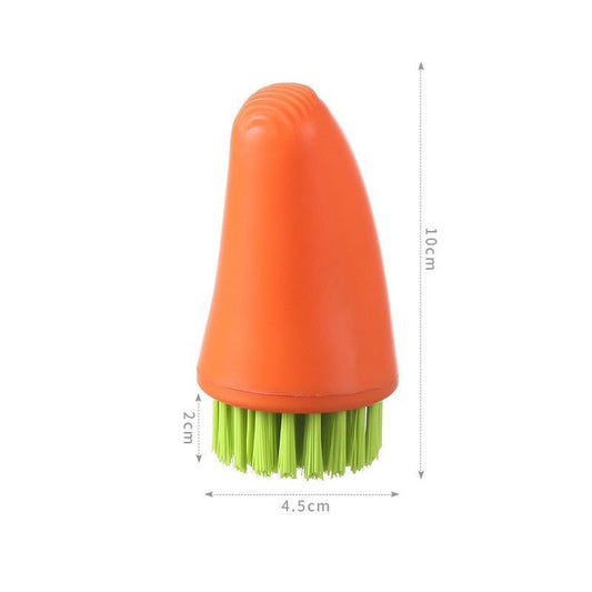 Cute Carrot Scrub Brush - Multifunctional Kitchen Cleaner - Nestlyn Kitchen Essentials