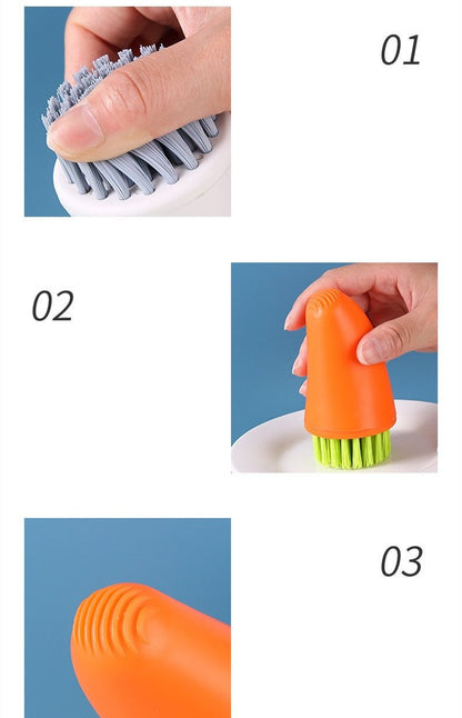 Cute Carrot Scrub Brush - Multifunctional Kitchen Cleaner - Nestlyn Kitchen Essentials