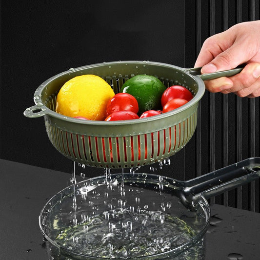 Multifunctional Vegetable Slicer with Strainer Bowl - 5-in-1 Vegetable Cutter, Grater & Shredder Set - Nestlyn Kitchen Essentials