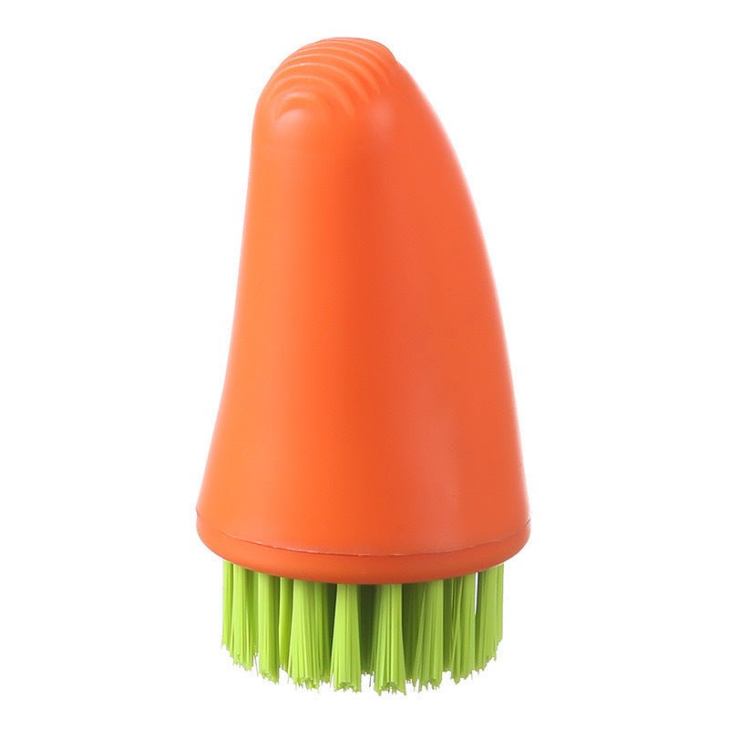 Cute Carrot Scrub Brush - Multifunctional Kitchen Cleaner - Nestlyn Kitchen Essentials