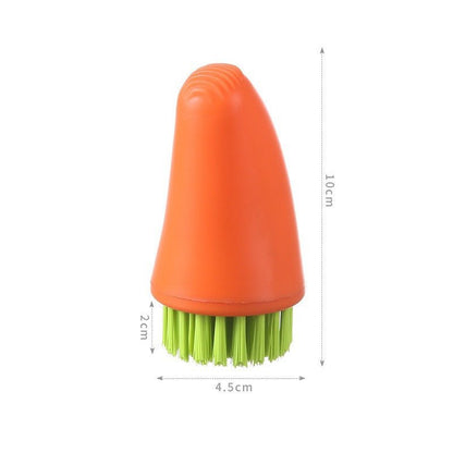 Cute Carrot Scrub Brush - Multifunctional Kitchen Cleaner - Nestlyn Kitchen Essentials