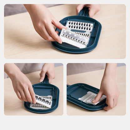 4-in-1 Vegetable Cutter & Peeler with Drain Basket - Nestlyn Kitchen Essentials
