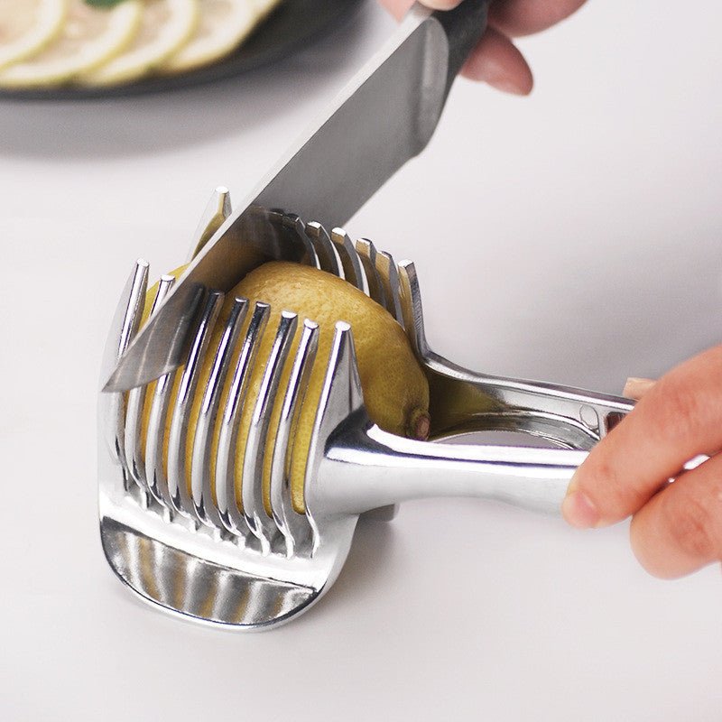 Fruit & Vegetable Slicer – Effortless Citrus Cutting Tool - Nestlyn Kitchen Essentials