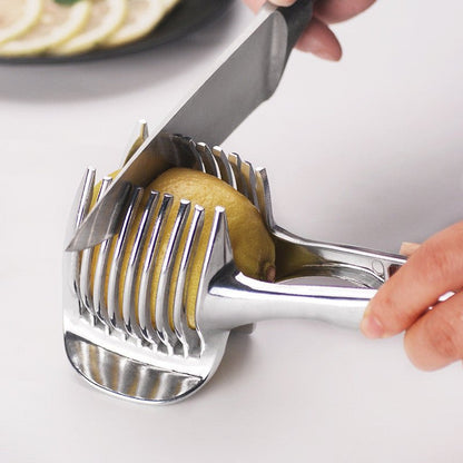 Fruit & Vegetable Slicer – Effortless Citrus Cutting Tool - Nestlyn Kitchen Essentials
