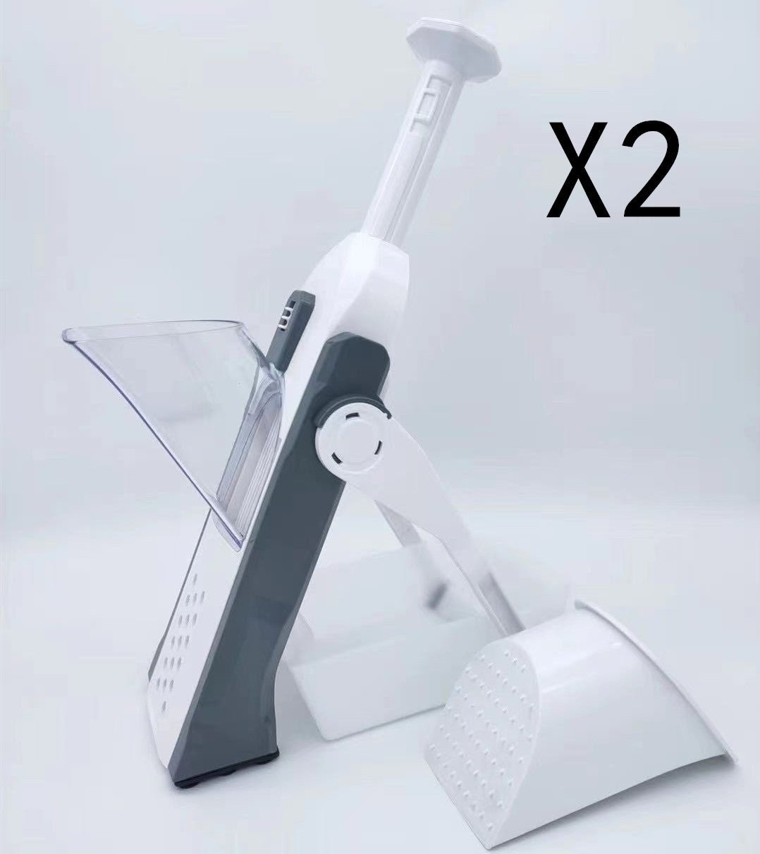 Multifunctional Vegetable Slicer & Chopper - Stainless Steel Fruit Cutter, Grater & Shredder Kitchen Tool - Nestlyn Kitchen Essentials