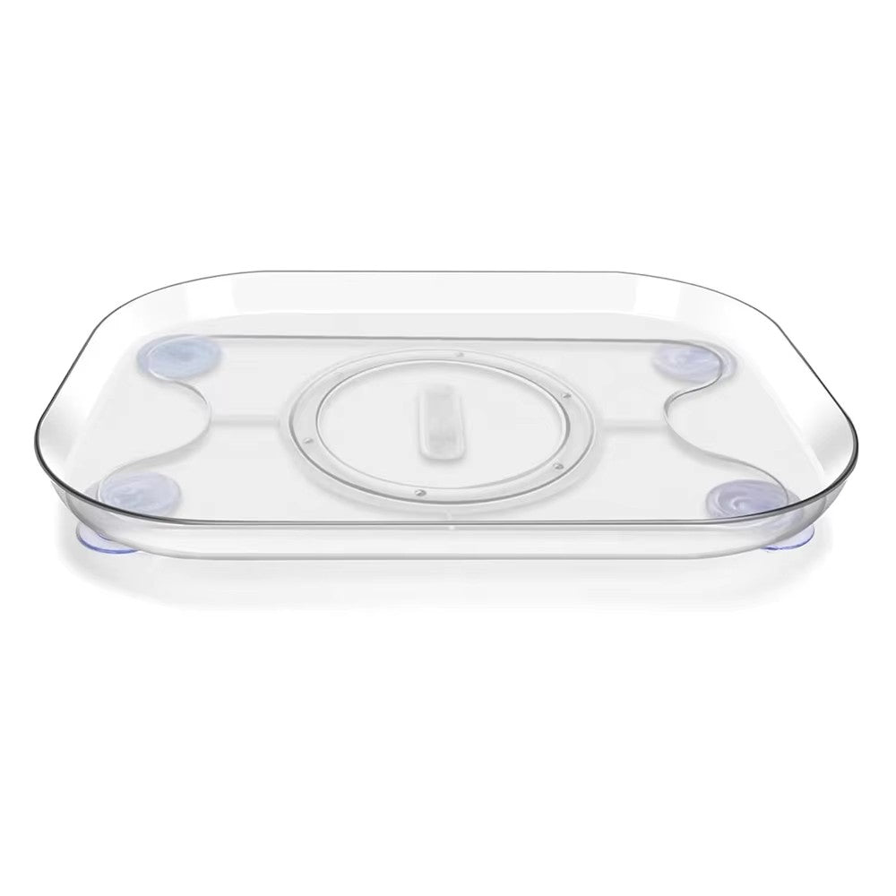 Rectangular Lazy Susan Fridge Organizer - 360° Rotating Turntable for Refrigerator, Cabinet & Pantry Storage - Nestlyn Kitchen Essentials