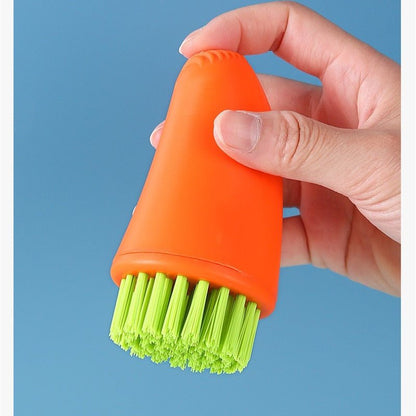 Cute Carrot Scrub Brush - Multifunctional Kitchen Cleaner - Nestlyn Kitchen Essentials